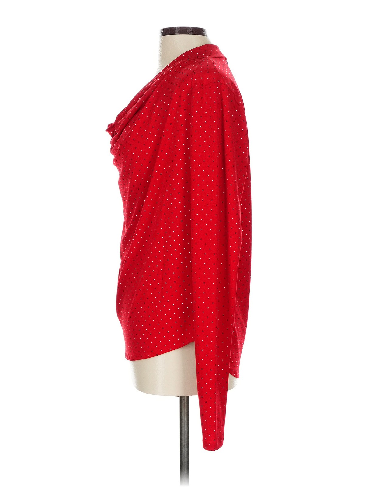 MICHAEL Michael Kors Women Red Long Sleeve Top L thumbnail 4