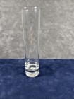 Clear Glass Cylinder Bud Vase 7.5" T x 1.75" D, Classic Contemporary Wedding