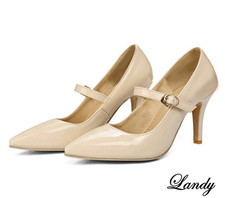 Women's Pointed Toe Stiletto Heels Dress Patent Leather Pumps Wedding OL Shoes