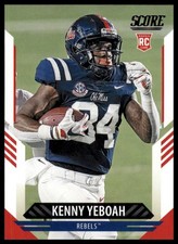 2021 Score Base Kenny Yeboah RC Ole Miss Rebels 390