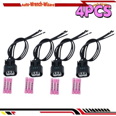 4X Ignition Coil Connector For 2006 2007 2008 2009 2010 Honda Civic Hybrid 1.3L