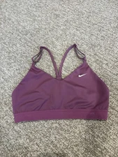 Nike Dri Fit Women's Sports Bra Size Small, Purple Pink