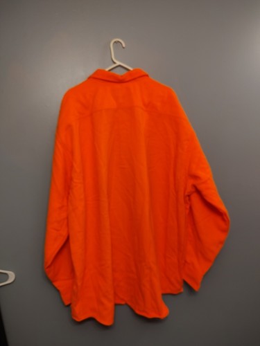 Cabela's Blaze Orange Hunting Shirt Men’s 3XL Tall LS Corduroy Trim Outdoor - Picture 6 of 7
