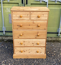 Old Creamery Solid Pine Chest Of Drawers