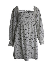 Rixo Bethany Eyelet Puff Sleeved Mini Dress In Cotton Women White Xl