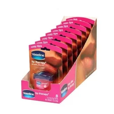 vaseline lip therapy rosy lips 32 count box - full box 32 pieces