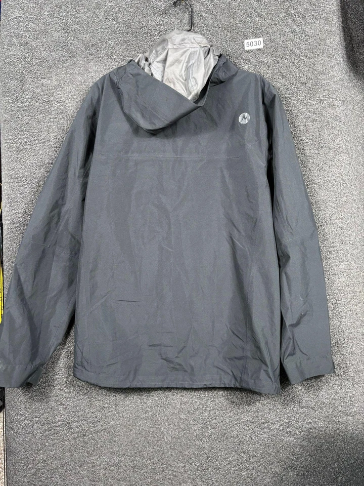 Chaqueta Marmot Para Hombres S Negra GORE-TEX Con Capucha Impermeable Shell Pit Cremalleras M3150 *LEER Foto 2 de 4