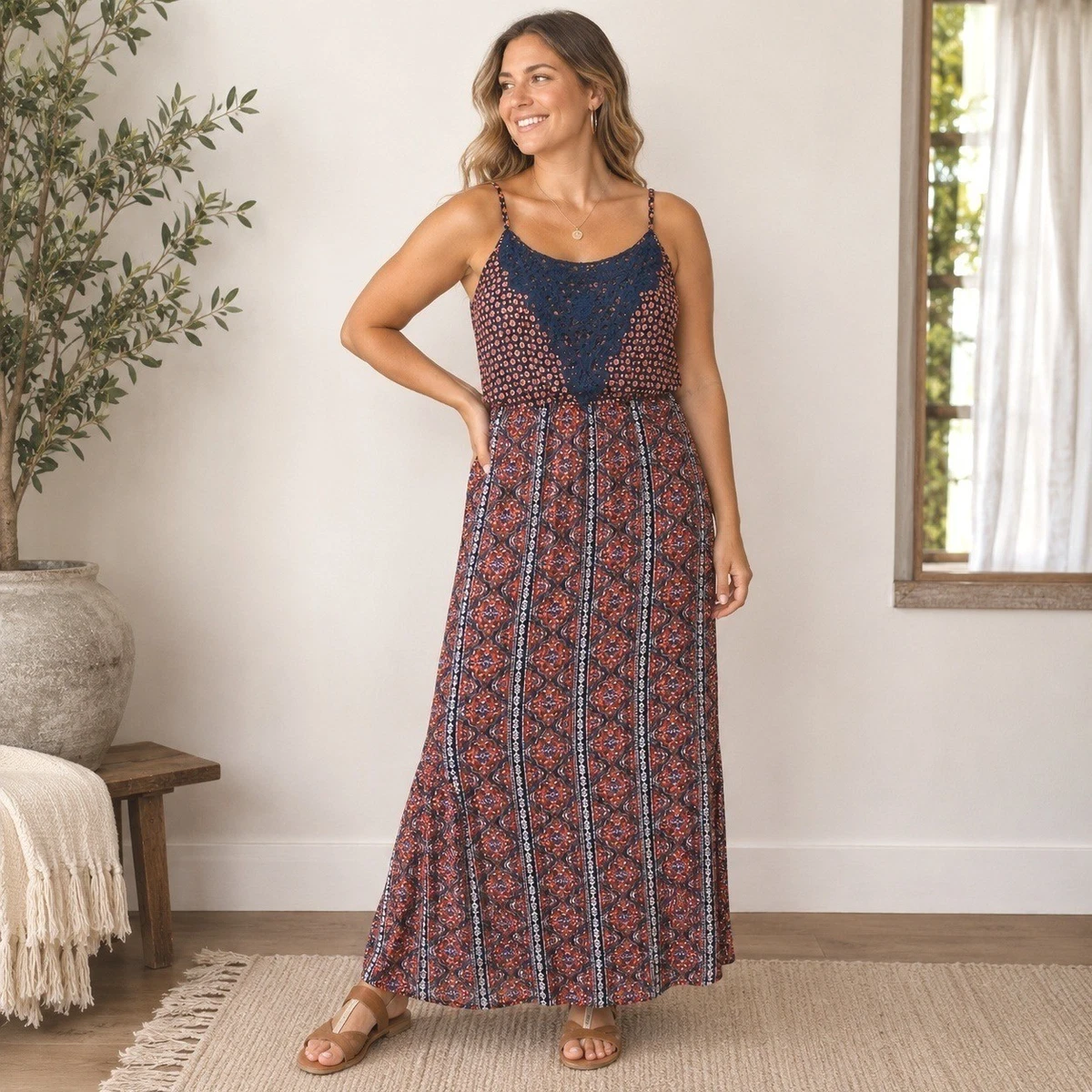 black and gray striped maxi dress Striped Maxi Dress