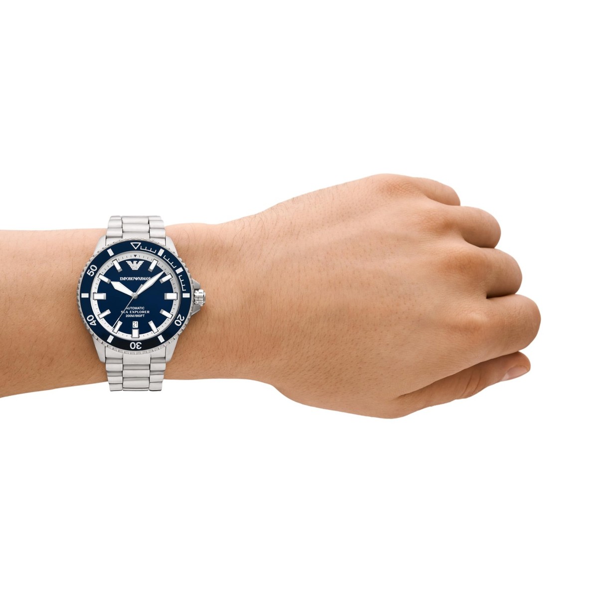 ARMANI Emporio AR60079 Blue Automatic Men's Watch for sale online