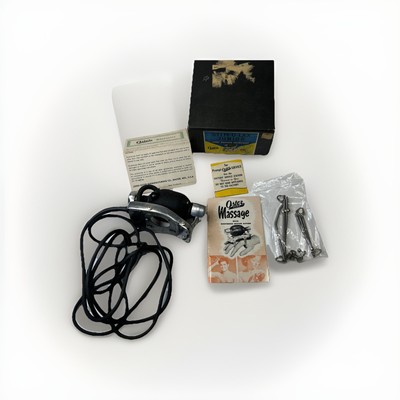 Vintage Oster Stim-U-Lax Junior Massager Model 4 w/ Box Manual Works