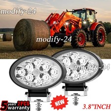 3.8" Oval 20000LM LED Work Light Headights Fit John Deere Kubota Kubota Tractor
