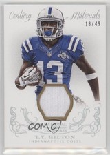 2013 Panini National Treasures Century Materials 18/49 TY Hilton #55 0af