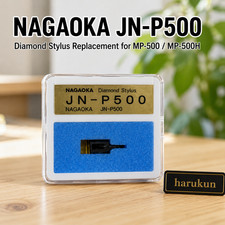 NAGAOKA JN-P500 Genuine Diamond Stylus Replacement for MP-500 MP-500H New