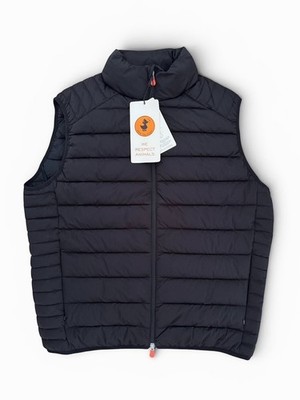 Save the Duck  Adam  Men s Puffer Vest   Black   XL   NWT - Retail: $178