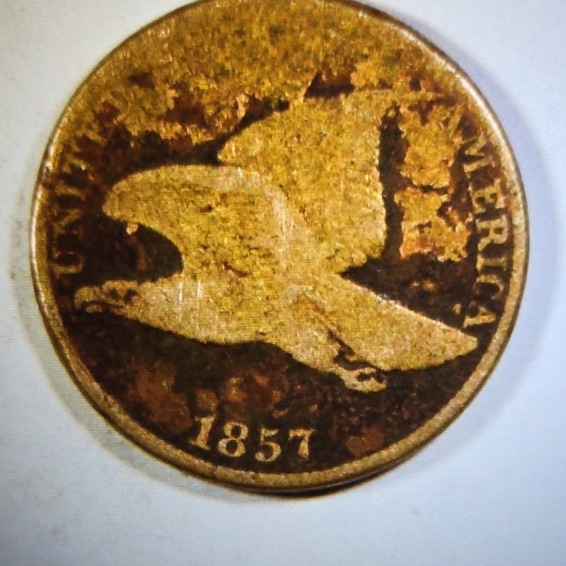 Flying Eagle 1857 Small Cent BN Business Strike Philadelphia Copper KM#85