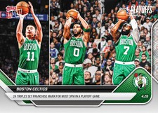 Boston Celtics Playoffs Record 24 3s - 2025-26 NBA Topps NOW - Card 280