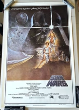 STAR WARS STYLE A 27X41 ROLLED MINT ONE SHEET MOVIE POSTER 1977 HARRISON FORD IV