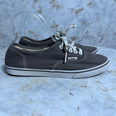 Vans Authentic OTW Women's Size 7.5 Shoes Gray White Casual Low Top Sneakers
