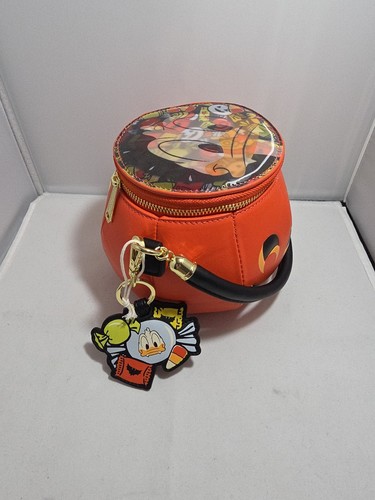 Borsa a tracolla Loungefly Disney Paperino Diavolo Jack-o-Lantern - Nuova con etichette - Foto 7 di 8