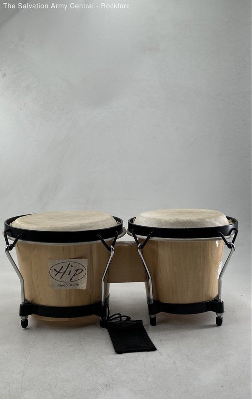 Natural Colored Percussion Musical Instrument Hip Bongo Drums
