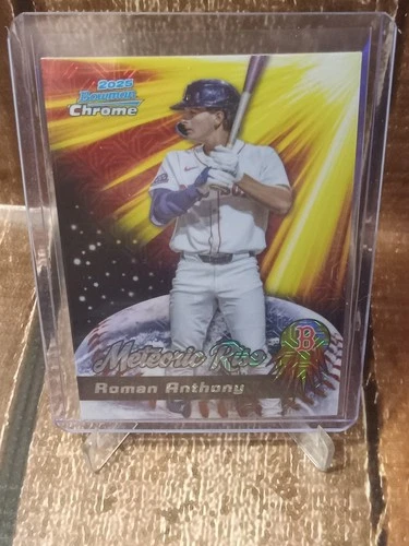 2025 Bowman Chrome - Meteoric Rise Roman Anthony #MR-25 Mojo Refractor (1a)