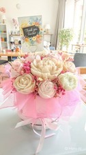 🌸🕯️ Handmade Candle Flower Bouquet – Thank You Teacher - Gift! 🧸💐