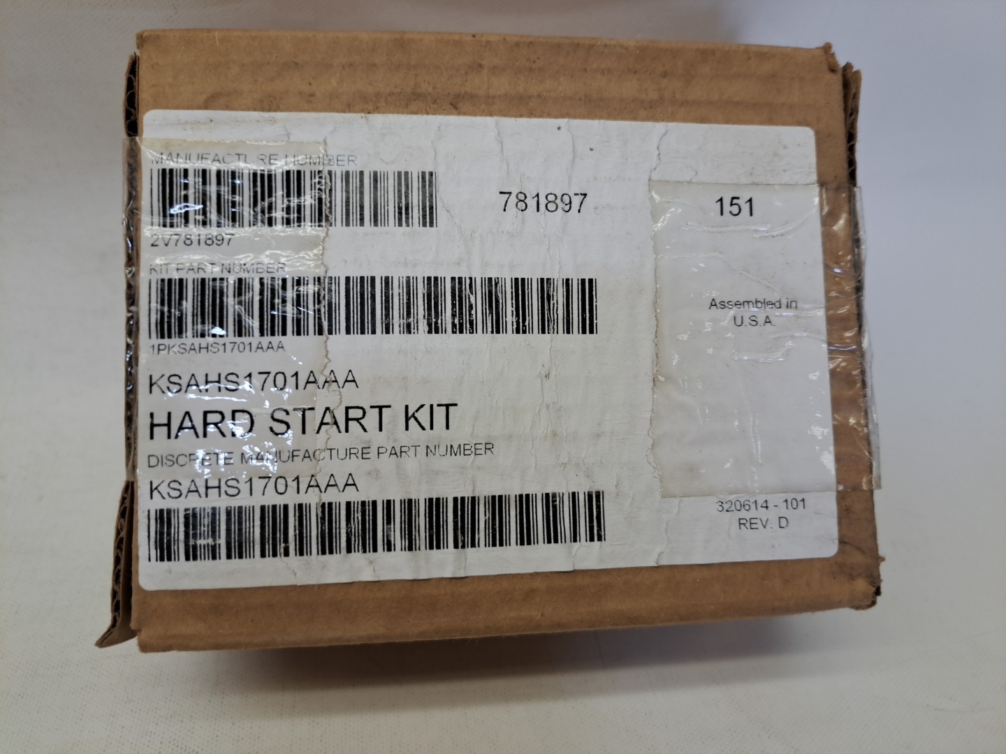 Hard Start Kit KSAHS1701AAA NEW
