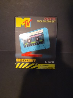 Brickcraft MTV Retro Music Cassette Tape Mini Brick Building Set