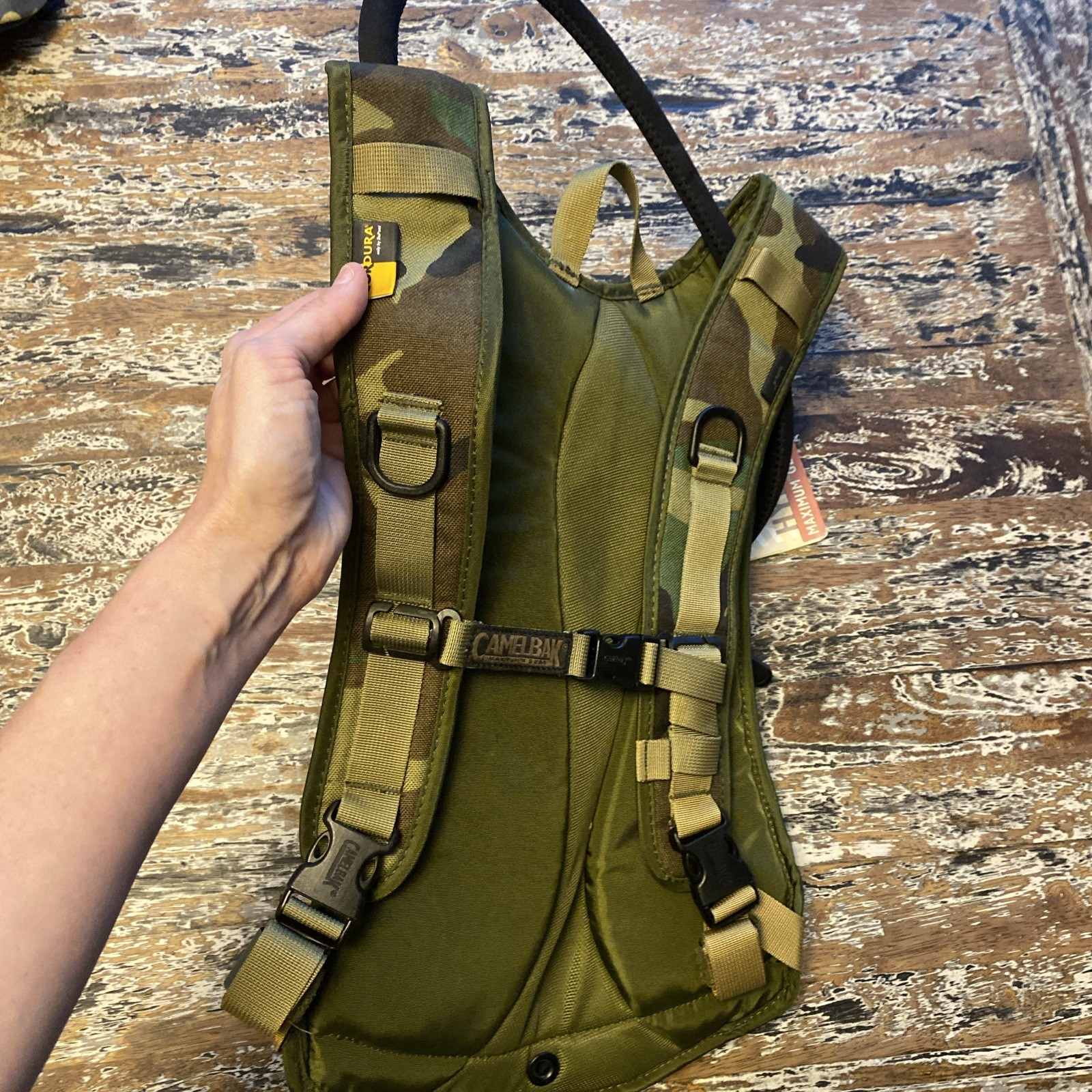 Camelbak Maximum Gear Viper Camo Cordura Hydration Pack 3.1 L Reservoir New