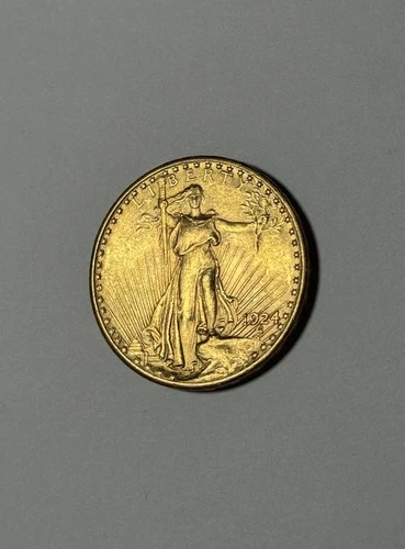 1924  $20 Saint-Gaudens $20 Gold Double Eagle us gold coin