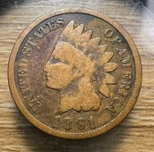 1891 Indian Head Cent - Actual Coin Shown - Free Shipping & Tracking INV#83
