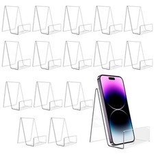 Acrylic Book Display Stand, 4'' 3'' Display Stand with Ledge, Clear Acrylic 16