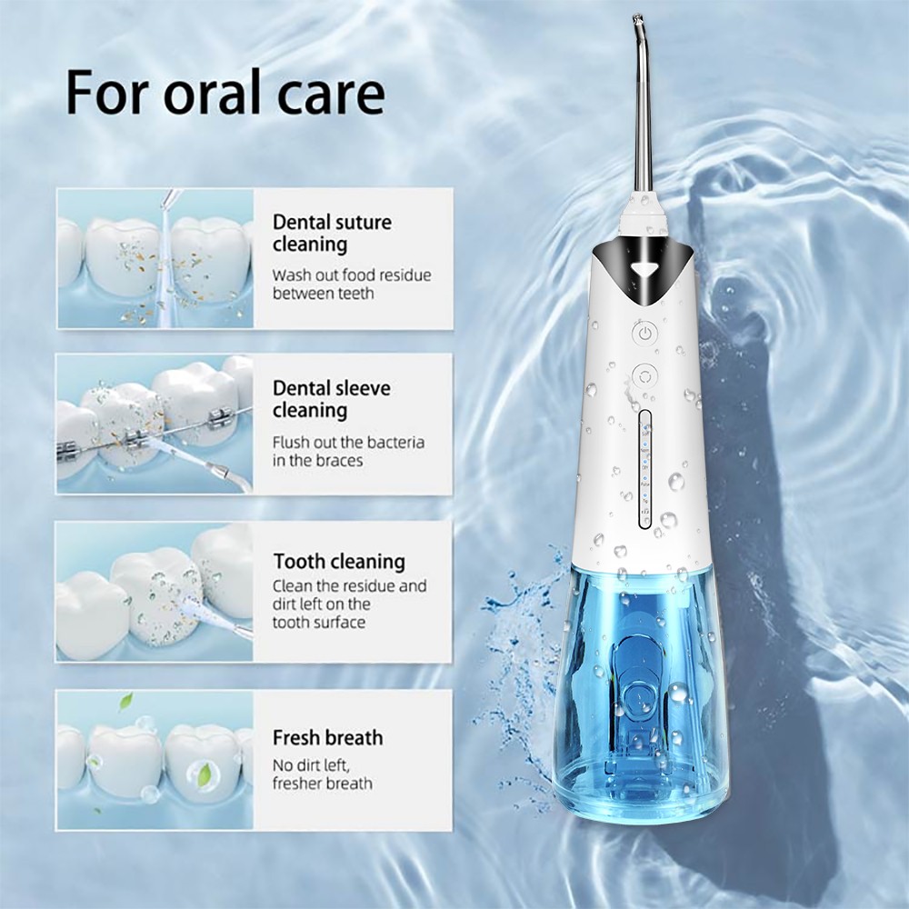 Upgraded Cordless Dental Teeth Irrigator Portable Water Flosser Rechargeable Ipx7 Waterproof - View #9