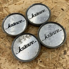 Weds Kranze LXZ Centre Cap SET -Black & Chrome - Cerberus 1 & 2 CC0137