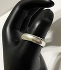 Vintage 925 Silver Smooth Wedding Band Ring Size 9.5 ~ Signed