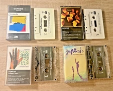 Genesis Cassette Tape Lot Self Titled Invisible Touch ABACAB We Can't Dance 80's