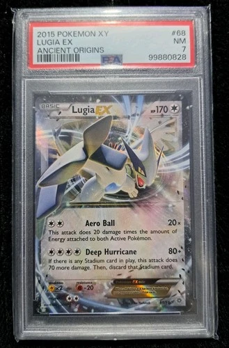 Pokémon TCG Lugia EX Ancient Origins XY Card 68/98 PSA 7