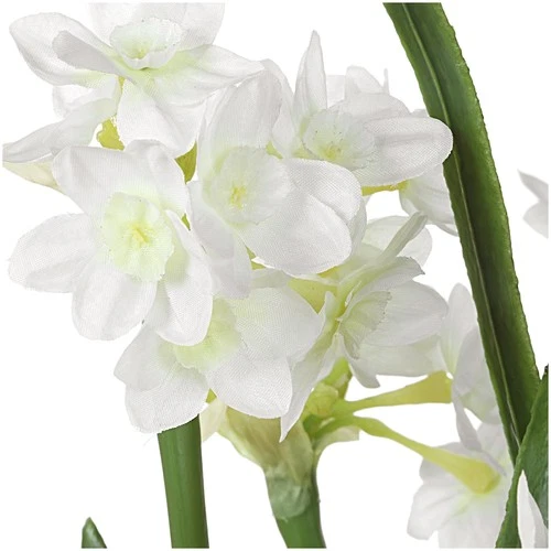 Uttermost 60228 Lacey Daffodil 17" Tall Glass Faux Flora Planter - Clear - Picture 3 of 4