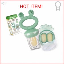 Haakaa Baby Fruit Food Feeder Mini Freezer Nibble Tray Combo, Breastmilk Popsi