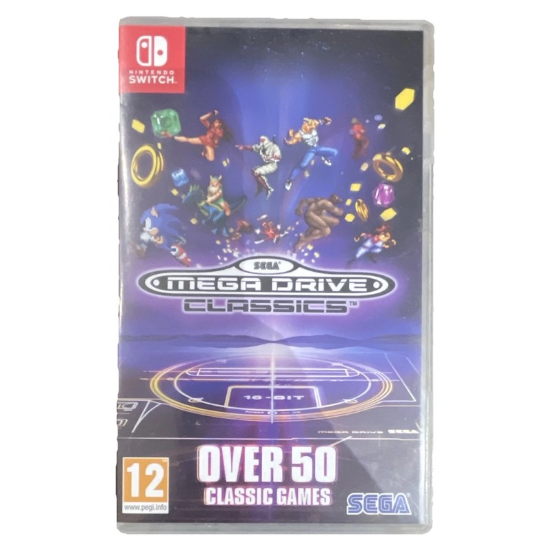 Nintendo Switch SEGA Mega Drive Classics PAL PEGI 12 Multiplayer