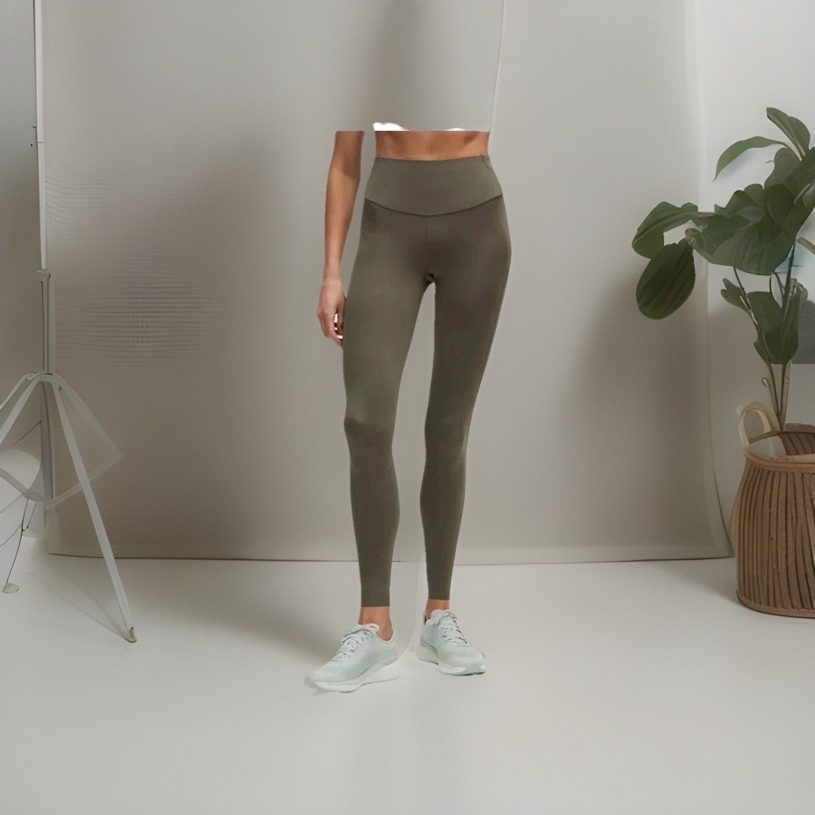 "Lululemon Base Pace High-Rise Tight 32\" green army"