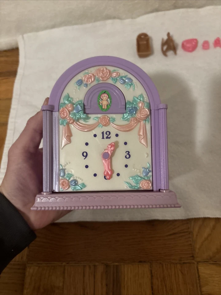 Reloj infantil Fairy Winkles Twinkle Time con muñecas y accesorios, vintage 1993 Foto 2 de 4