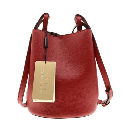 Burberry Lorne Crossbody Bucket Bag Red House Check New | eBay