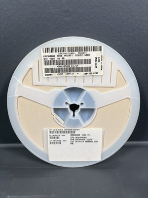 1000x Vishay CRCW0805 100K Ohm 1% SMD Resistors 0805 Tape Reel