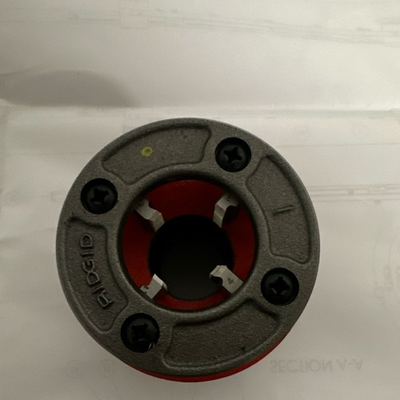 #ad RIDGID 12 R Die Head w Pipe Die 1 2 in NPT Right Hand Pipe Threader $80.00