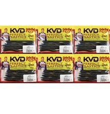(LOT OF 6) STRIKE KING KVD DREAM SHOT 5" DSKVD5-805 BLUE CRAW RED FLK CP2250