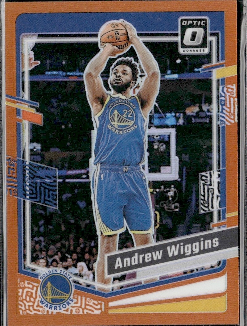 2023-24 Donruss Optic Andrew Wiggins #200 Orange Prizm /199 Warriors