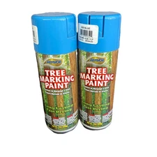 NEW Aervoe 650 Blue Tree Marking Paint x2- 12oz Cans