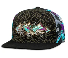 GRASSROOTS CALIFORNIA NICKO SWISS TRIP FROST SNAPBACK HAT NWT