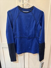 Spyder Women  s Blue Charger Crew Baselayer Thermal Shirt XS NWT